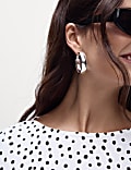 Pure Cotton Printed Slim Fit Slash Neck Top