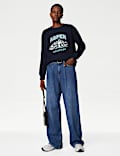 Cotton Rich Snoopy&trade; Slogan Sweatshirt