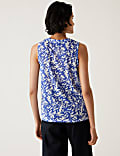 Printed Relaxed Vest Top