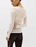 Lyocell Rich Henley Top with Wool
