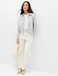 Cotton Rich Zip Track Jacket