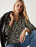 Printed Regular Fit Long Sleeve Blouse
