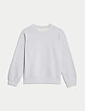 Sweatshirt mit hohem Baumwollanteil