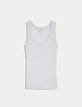 Cotton Rich Ribbed Vest