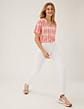 Tie Dye V-Neck Relaxed Longline T-Shirt