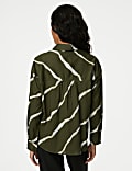 Pure Cotton Printed Collared Shirt