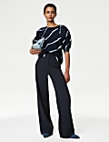 Modal Blend Printed Puff Sleeve Blouse