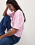 Pure Cotton Floral T-Shirt