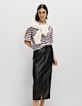 Pure Cotton Relaxed Striped Boxy T-Shirt