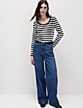 Cotton Rich Striped Top