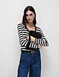 Cotton Rich Striped Top