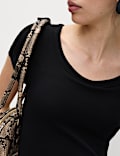 Cotton Rich Slim Fit Secret Support Top