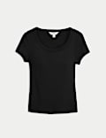 Cotton Rich Slim Fit Secret Support Top