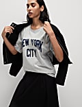 Camiseta 100% algodón texturizada de ajuste estándar