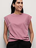 Κοντομάνικο oversized T-Shirt από 100% βαμβάκι
