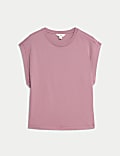 Κοντομάνικο oversized T-Shirt από 100% βαμβάκι