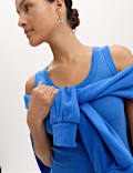 Cotton Rich Ribbed Slim Fit Vest Top