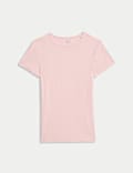 Cotton Rich Ribbed Slim Fit T-Shirt
