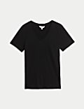 Pure Cotton V-Neck T-Shirt