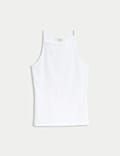 Cotton Rich Racer Neck Vest