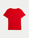 Pure Cotton V-Neck T-Shirt