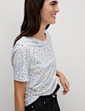 Camiseta estampada 100 % algod&oacute;n