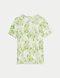 Camiseta estampada 100 % algodón