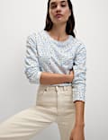 Pure Cotton Crew Neck T-Shirt