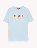 T-shirt imprimé 100 % coton, coupe idéale pour le quotidien