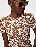 Camiseta estampada 100% algodón