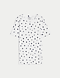 T-Shirt με σχέδια από 100% βαμβάκι