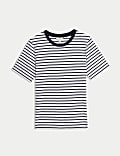 Pure Cotton Striped Everyday Fit T-Shirt