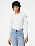Cotton Rich Slim Fit Top