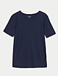 Κοντομάνικο T-Shirt σε χαλαρή γραμμή