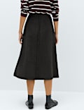 Jersey Midi Circle Skirt
