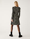 Mini-skaterjurk van jersey met print