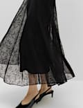 Lace Midaxi Skater Dress