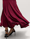 Jersey Halter Neck Midaxi Column Dress