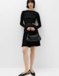 Jersey Mini Skater Dress
