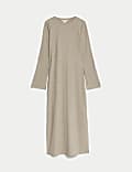 Round Neck Midi Column Dress
