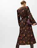 Floral Midi Tea Dress