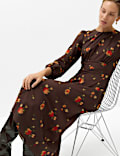 Floral Midi Tea Dress