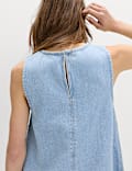 Denim Mini Swing Dress