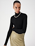 Sequin Asymmetric Fringe Skirt