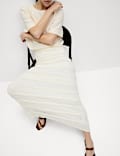 Jersey Midaxi A-Line Skirt