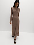 Jersey Cosy Midi Column Dress