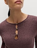 Gaun Kolom Midi Jersey Cosy