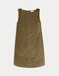 Cotton Rich Cord Mini Shift Dress
