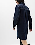 Denim Mini Shirt Dress