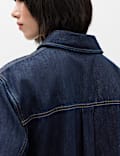 Denim Mini Shirt Dress